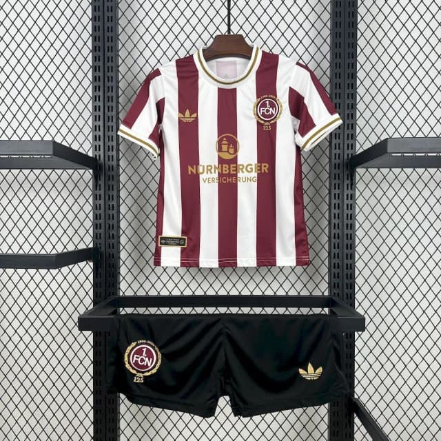 1. FC Nurnberg 2025/26 125th Anniversary Kids Kit