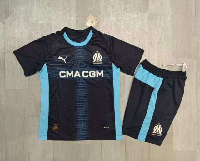 2025/26 Marseille Away Kids Kit