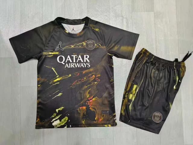 2025/26 Paris Saint-Germain 4 Away Kids Kit