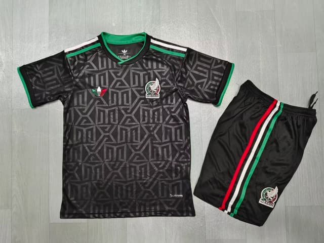 2026/27 Mexico Third Black Kids Kit