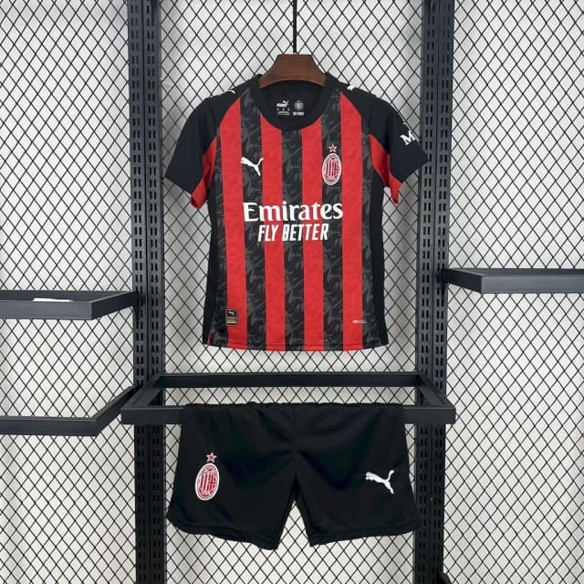 AC Milan 2025/26 Home Kids Kit
