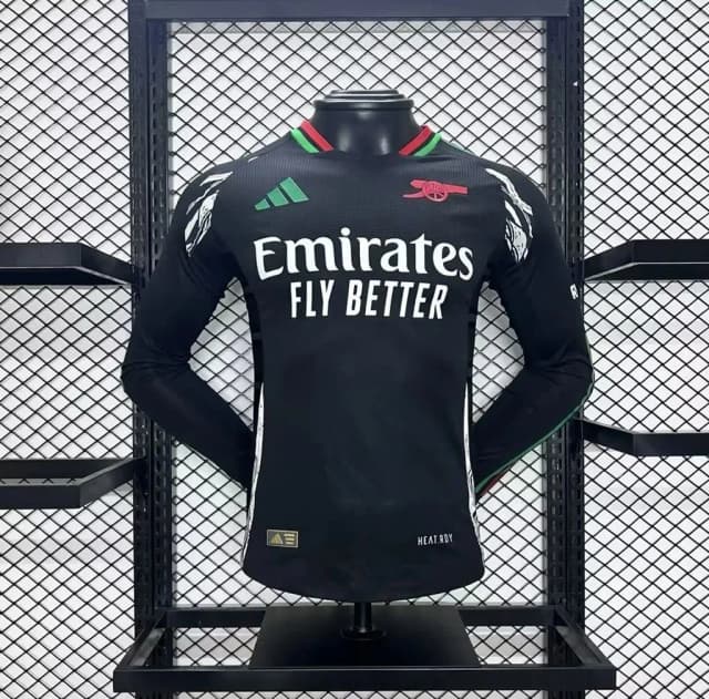 Arsenal 2024/25 Away Long Sleeves Jersey Player Version
