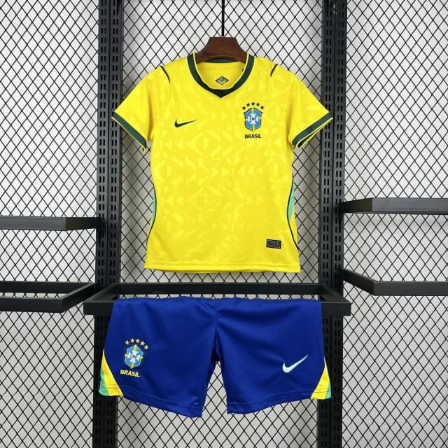 Kids Brazil 2026 World Cup Home Kit