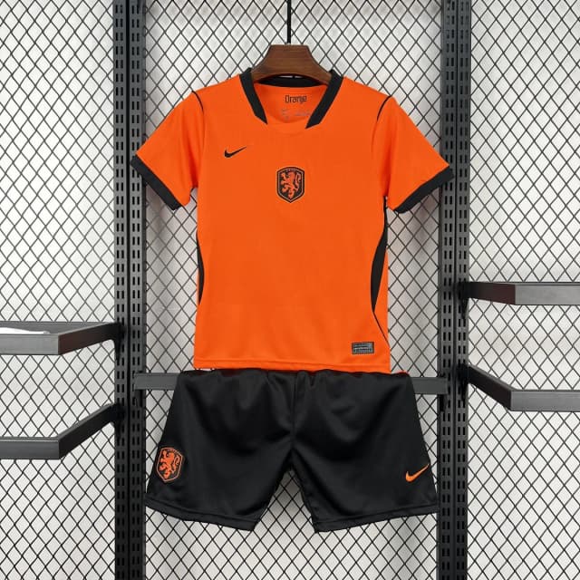 Kids Netherlands 2026 World Cup Home Kit
