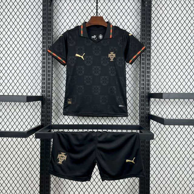 Kids Portugal 2026 World Cup Away Jersey Kit