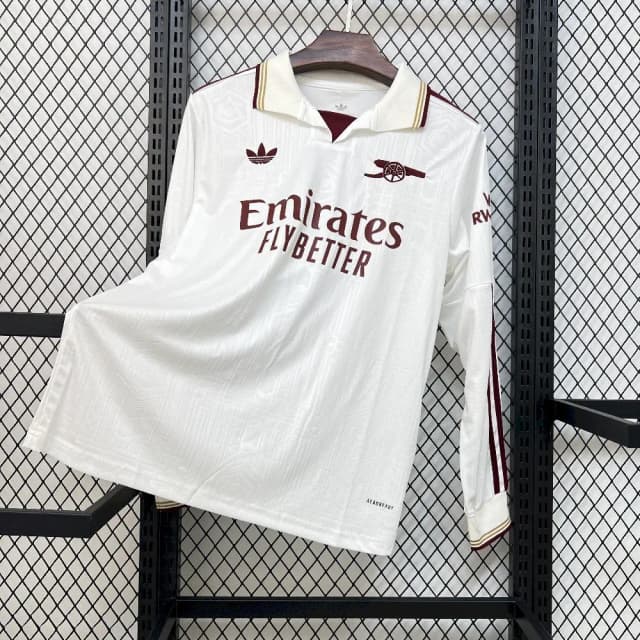Mens Arsenal 2025/26 Third Long Sleeve Jersey