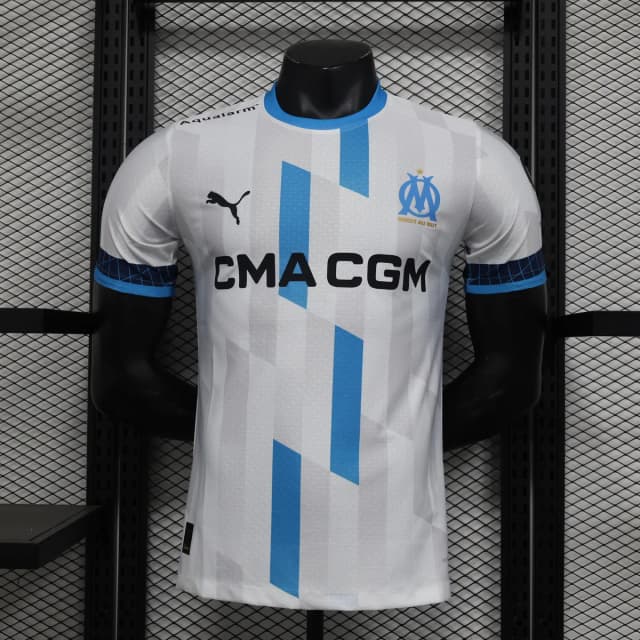 Olympique Marseille 2024/25 Home Jersey Player Version