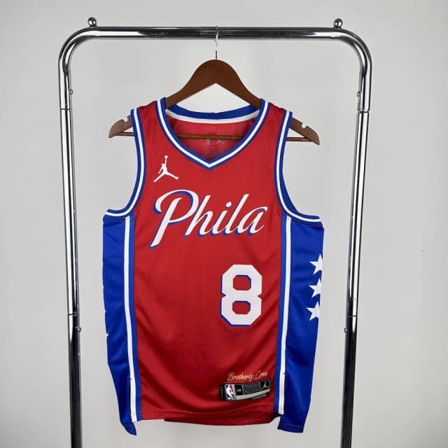 Philadelphia 76ers 2023/24 GEDRGE#8 Jordan Jersey