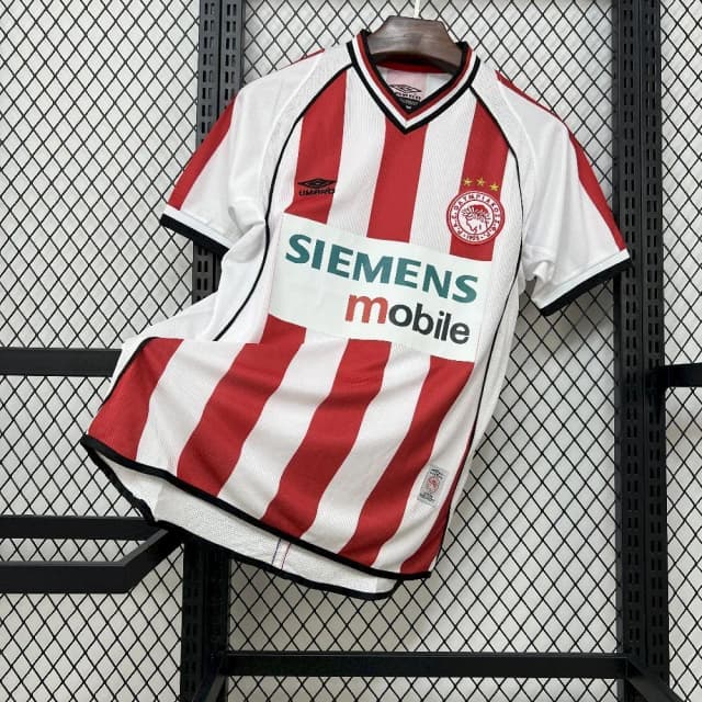 Retro Olympiacos FC 2001/02 Home Jersey